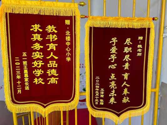 常安镇北楼中心小学_34.三楼东楼梯铁架锦旗.jpg